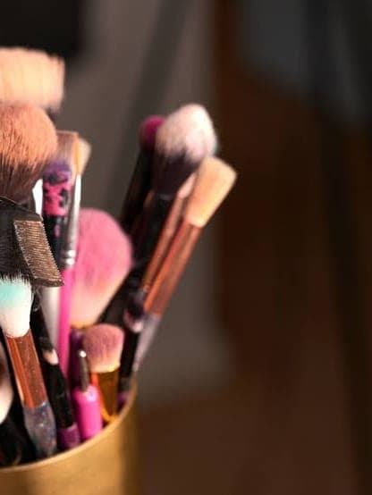 Pot à pinceaux d'artiste